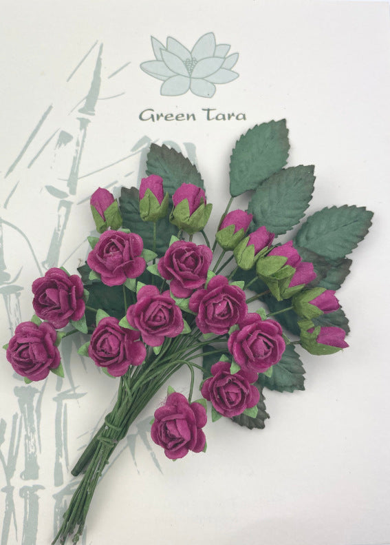 Rose and Rosebud Pack - Fuchsia