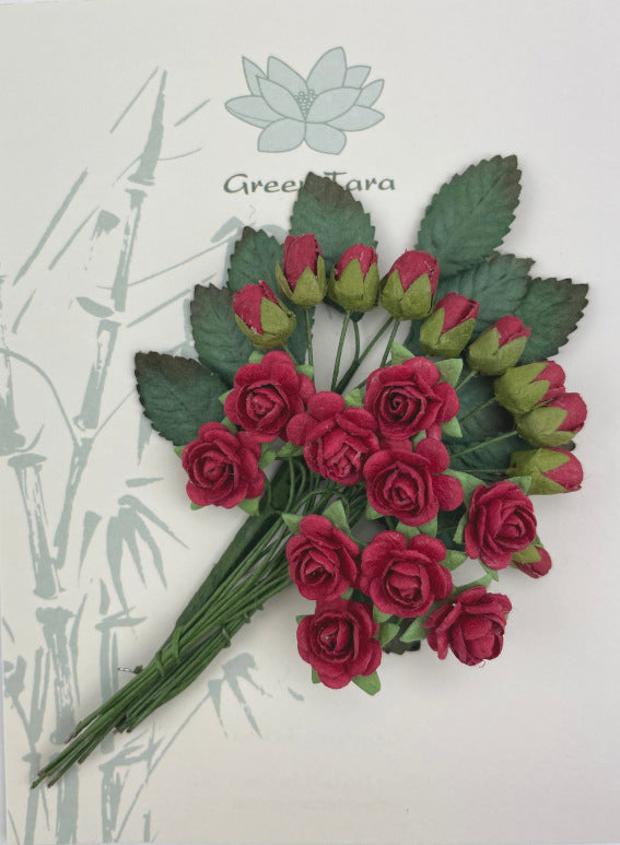 Rose and Rosebud Pack - Red