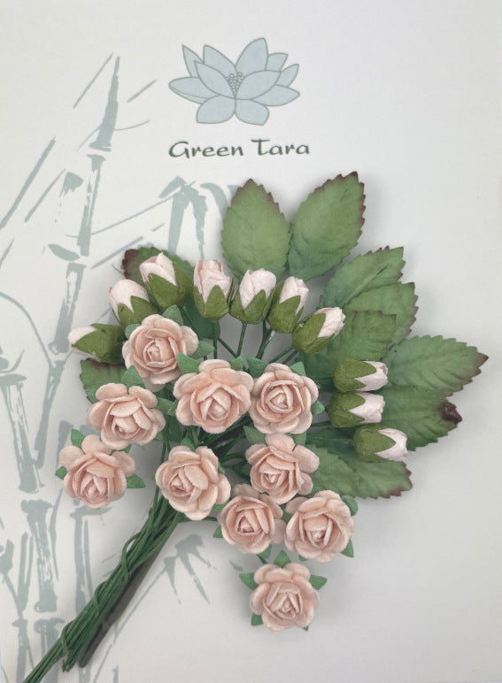 Rose and Rosebud Pack - Very Pale Pink