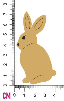 Chipboard Shapes - Rabbit