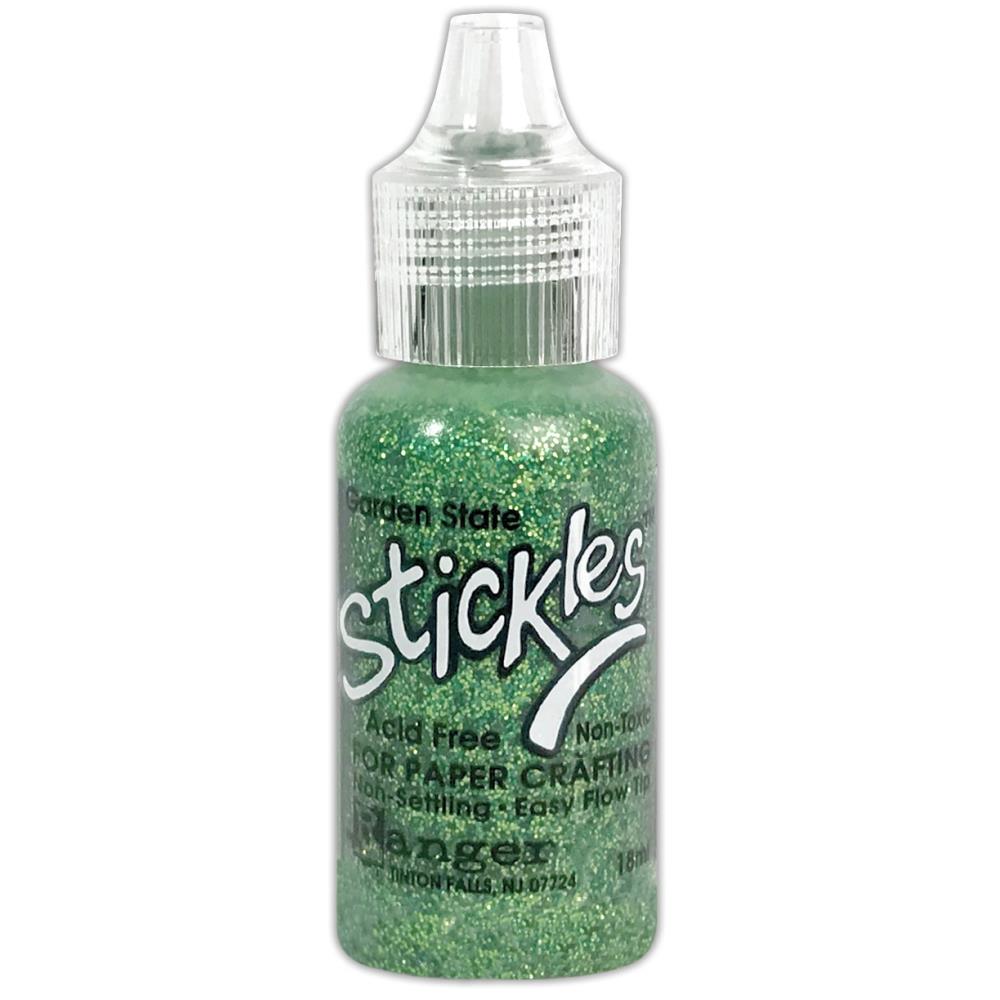 Ranger Stickles glitter glue in a clear squeeze bottle with a precision applicator tip