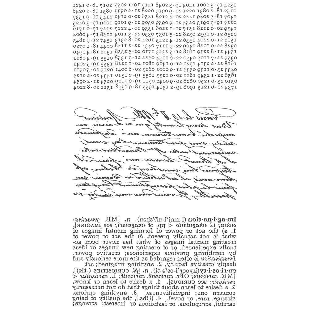 Tim Holtz Cling Stamps - Reflections