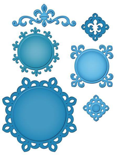 Spellbinders - Fleur De Lis Motifs - S5-043