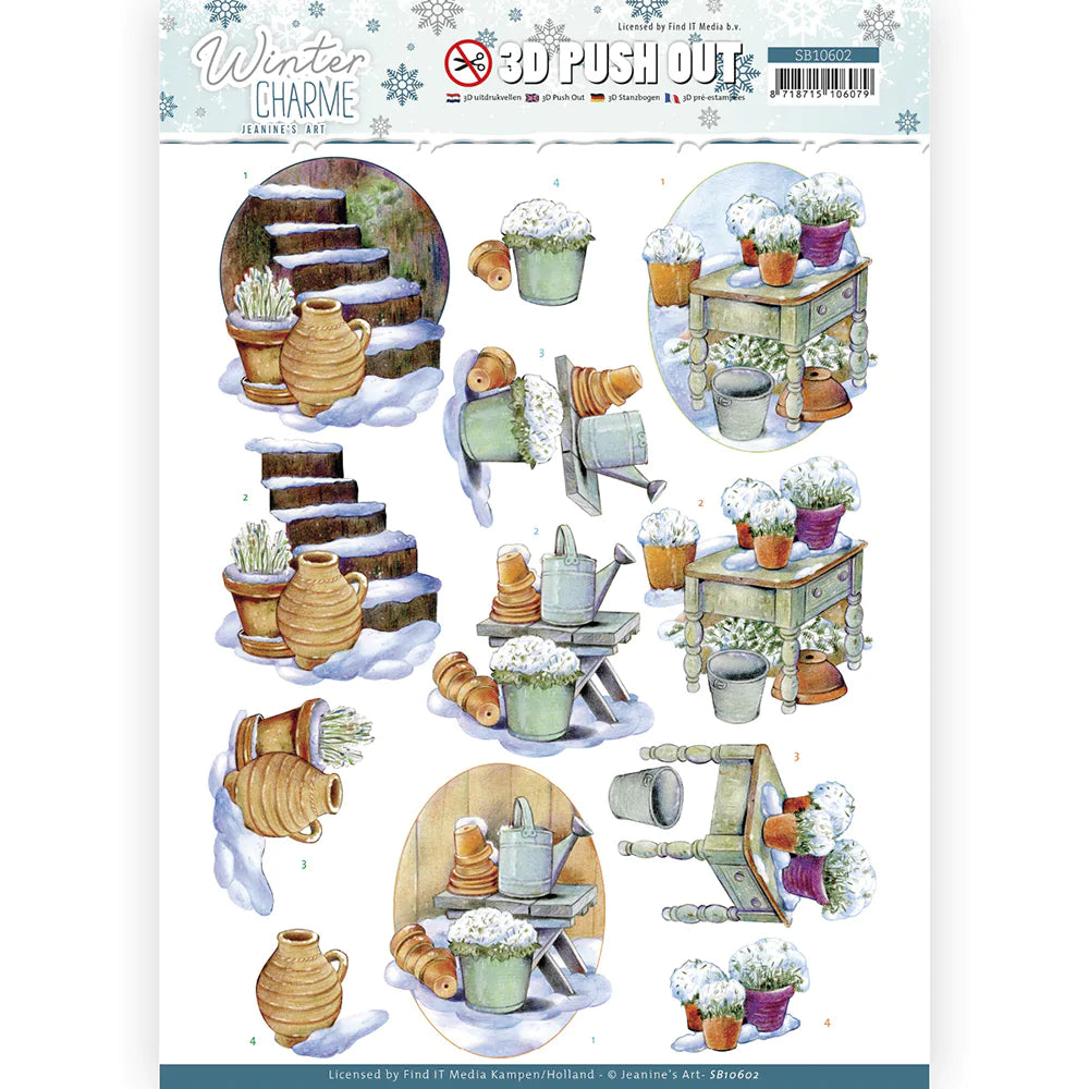 Couture Creations - Jeanine's Art - Winter Charme - Stairs