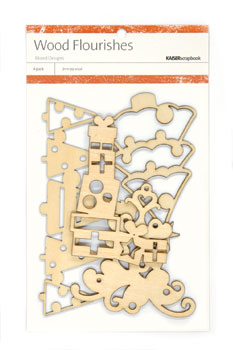 Wood Flourishes - Festive