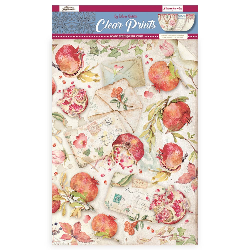 Stamperia Clear Background A4 - Casa Granada