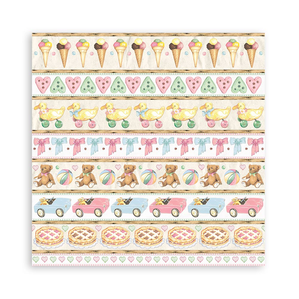Stamperia Double-Sided Paper Pad - 12x12 - Day Dream