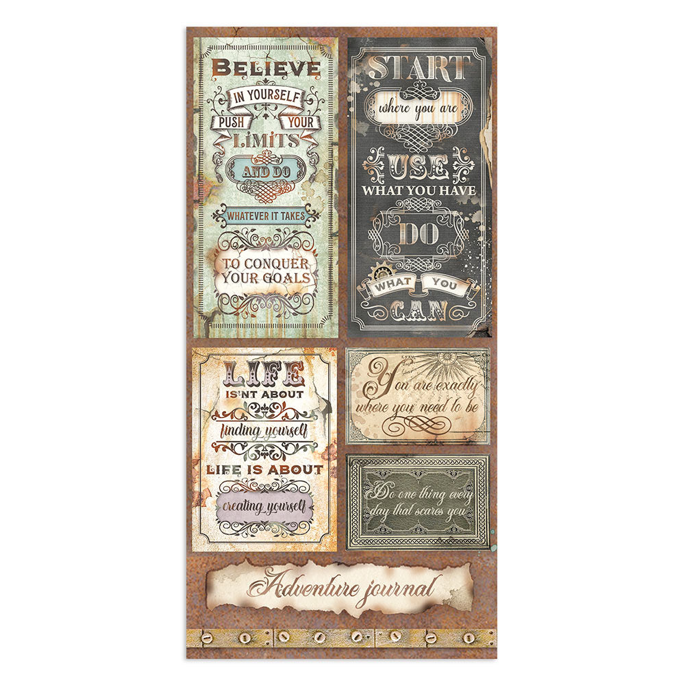 Stamperia Collectables Double-Faced Paper 6X12 - Lady Vagabond
