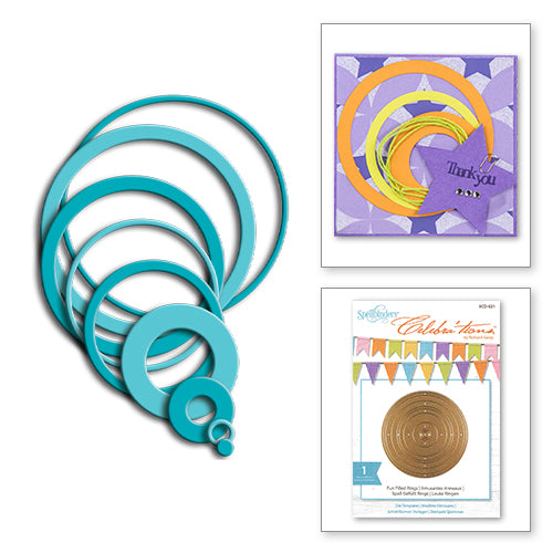 Spellbinders- Fun Filled Rings- SCD-021