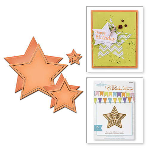 Spellbinders- Pierced Stars- SCD-024