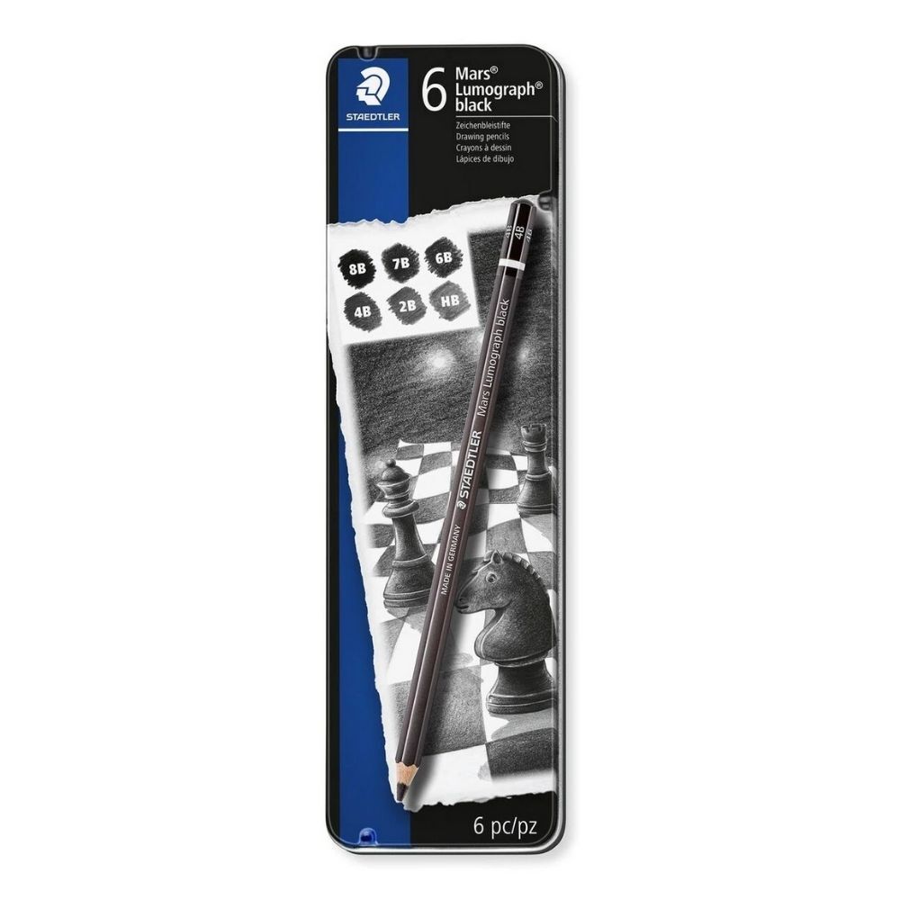 Staedtler Mars Lumograph Pencils - Black
