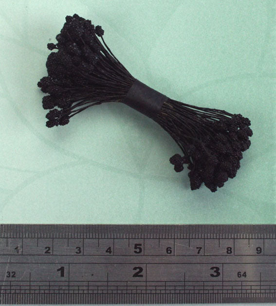 Stamen 60mm Black Flocked