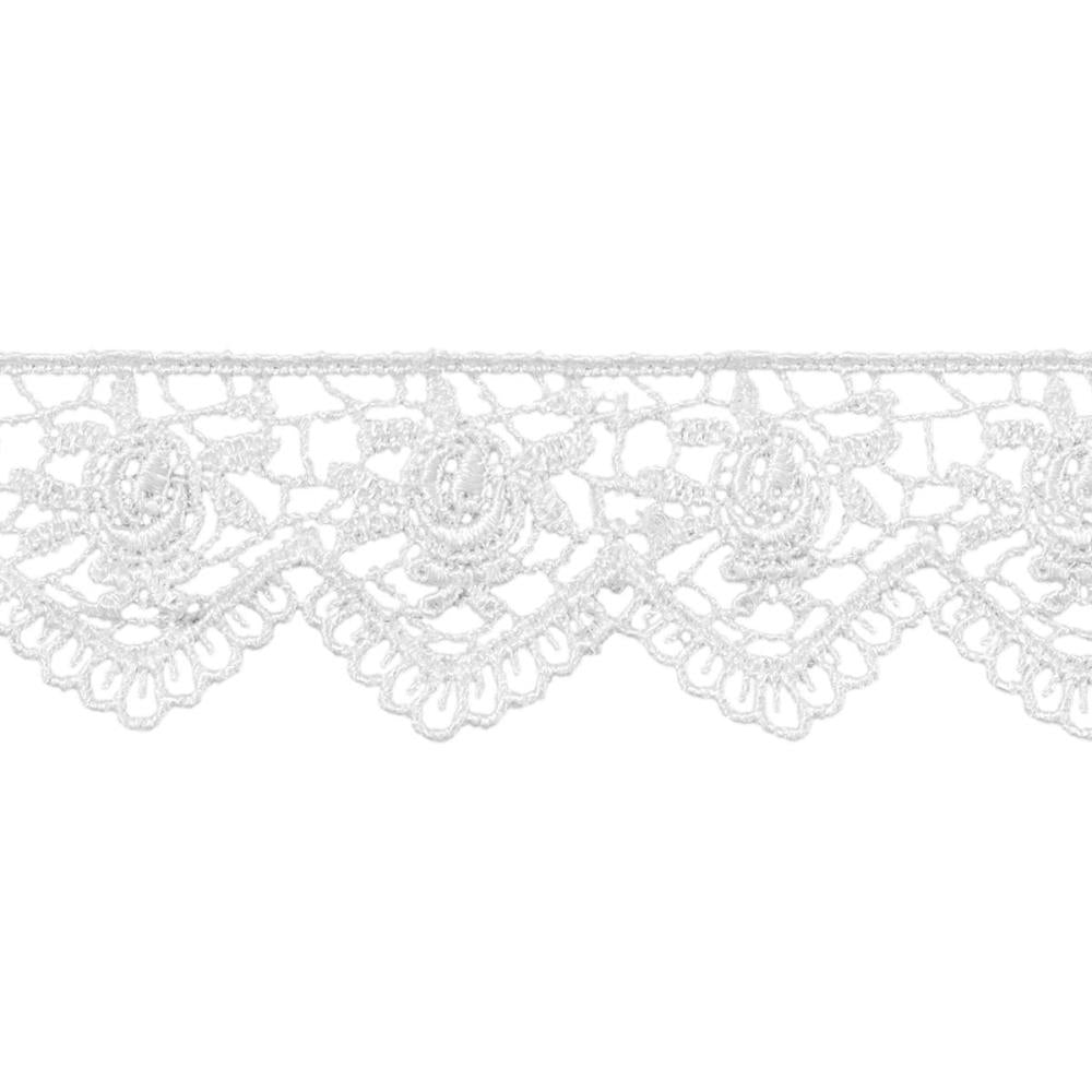 Scalloped Rose Venice Lace 1-1/4"