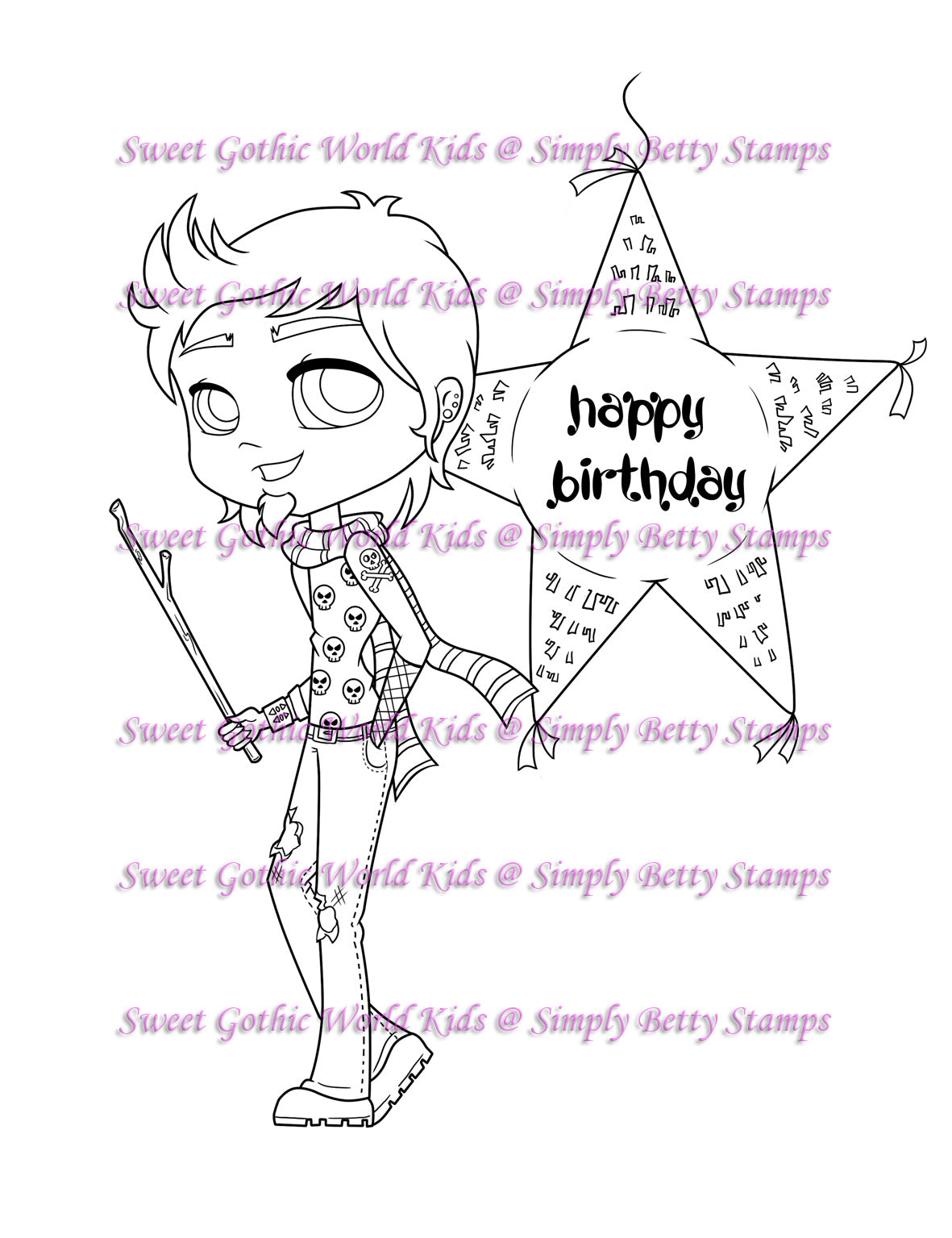 Sweet Gothic Birthday- Scott