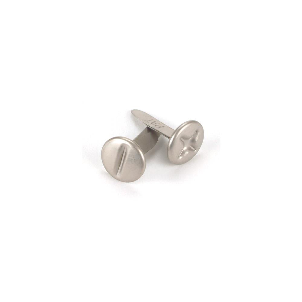 Metal Paper Fasteners Screw Heads - Pewter