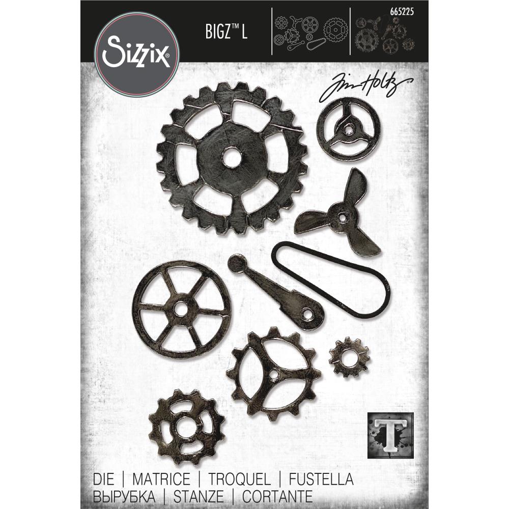 Sizzix Bigz L Die By Tim Holtz - Mechanical