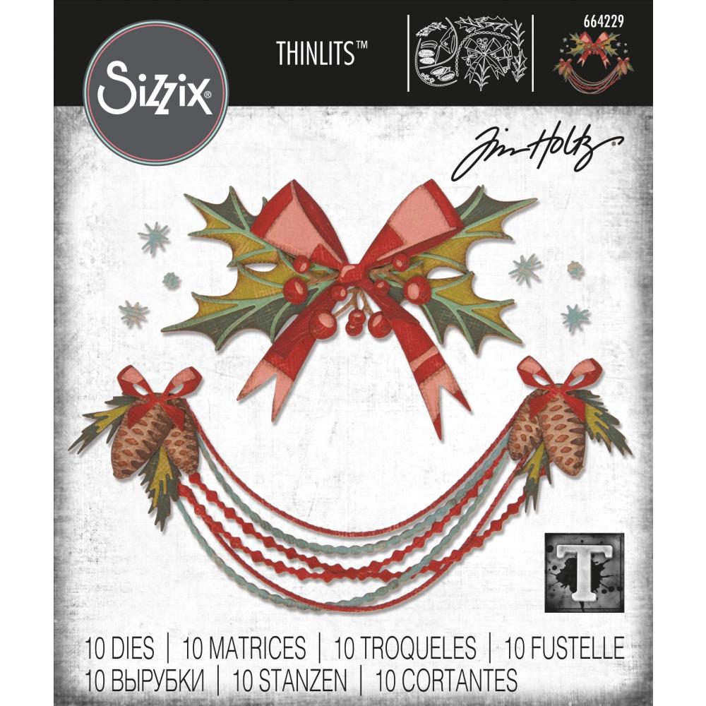 Sizzix Framelits Dies By Tim Holtz - Deck The Halls