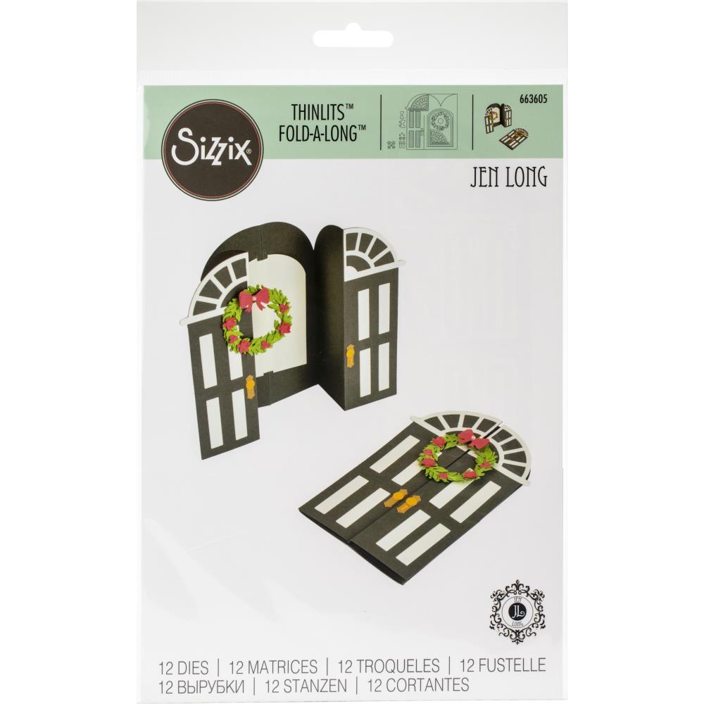 Sizzix Thinlits Die - Fold-A-Long Card, Door