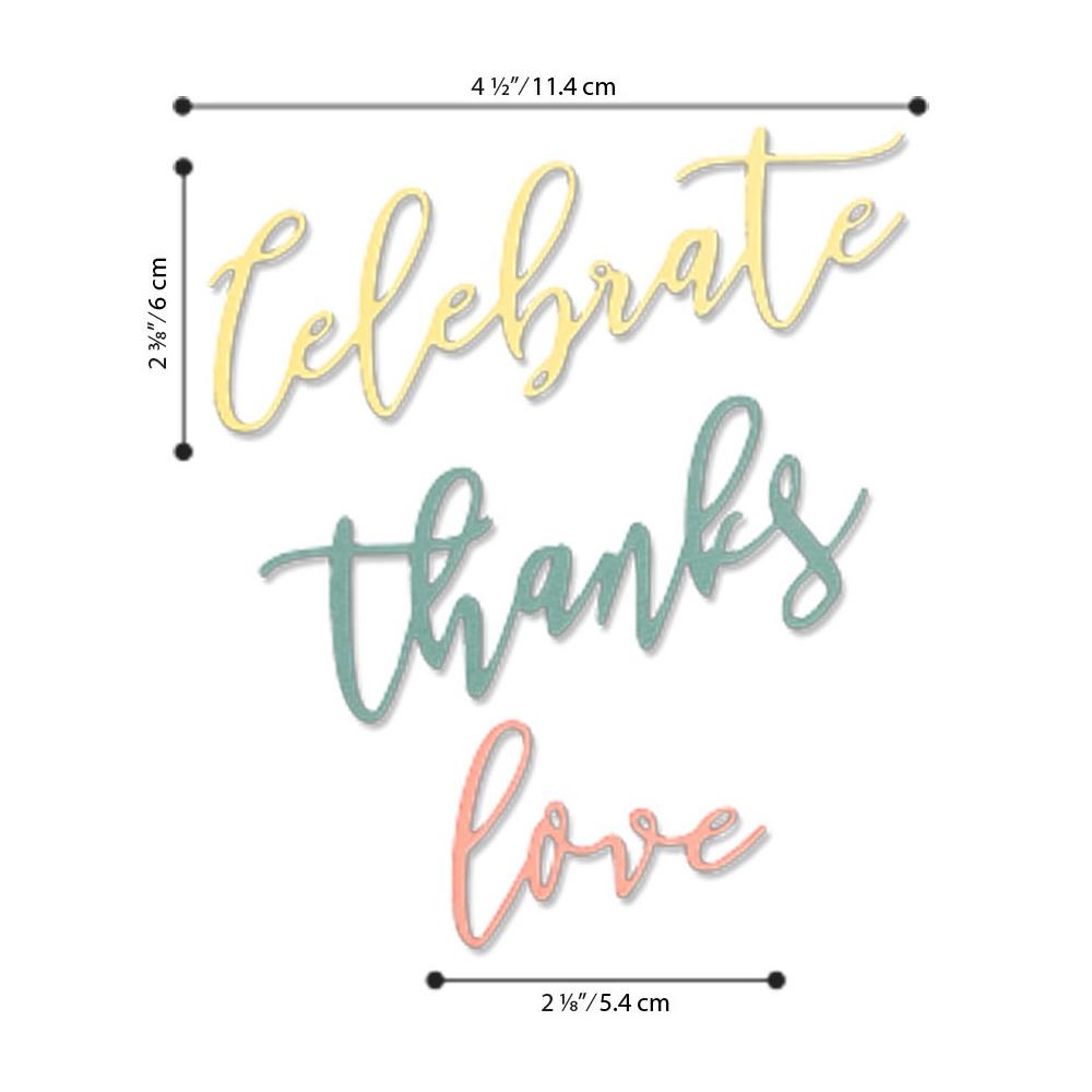 Sizzix Thinlits Dies - Occasion Phrases
