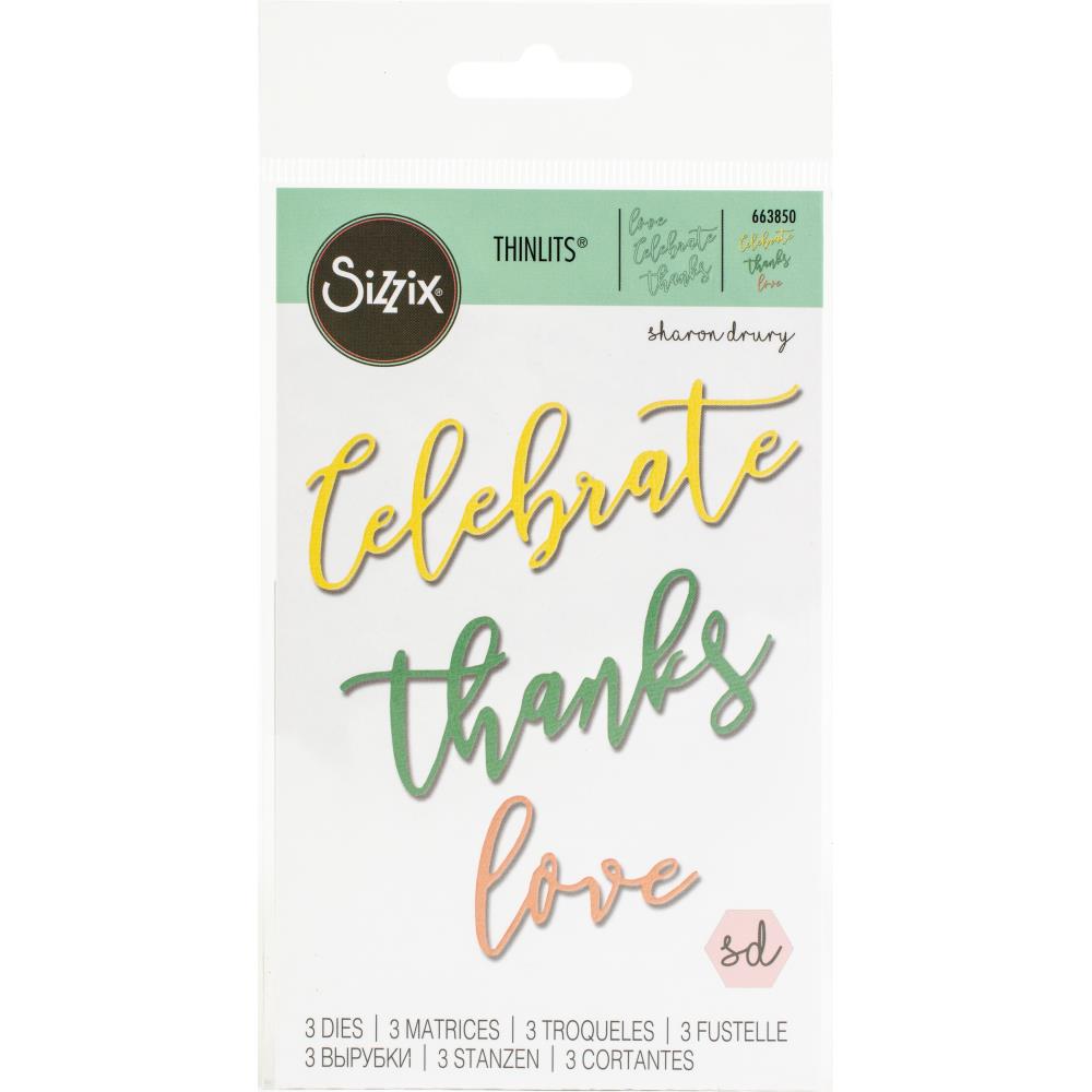 Sizzix Thinlits Dies - Occasion Phrases