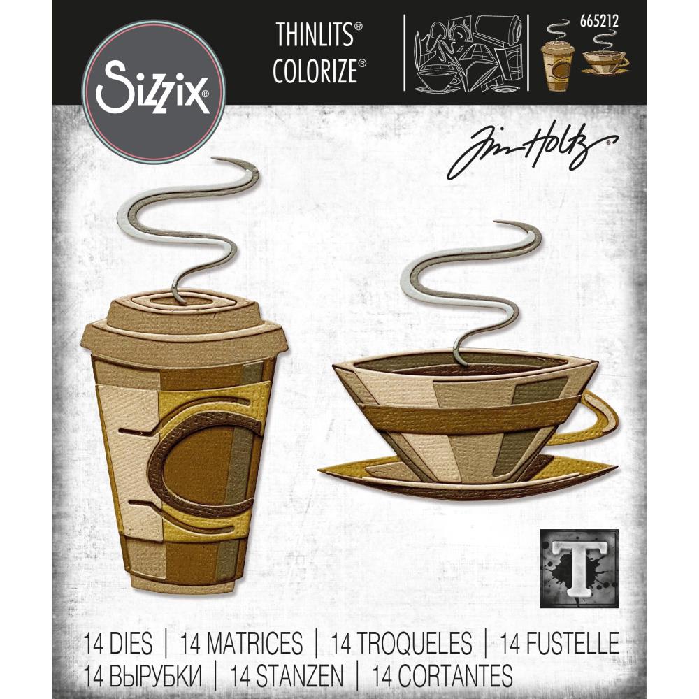 Sizzix Thinlits Dies By Tim Holtz - Cafe Colorize