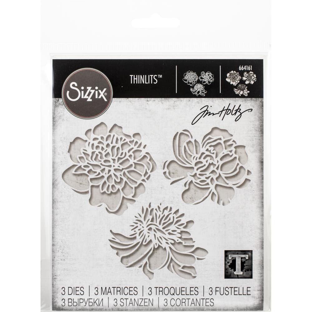 Sizzix Thinlits Dies By Tim Holtz - Cutout Blossoms