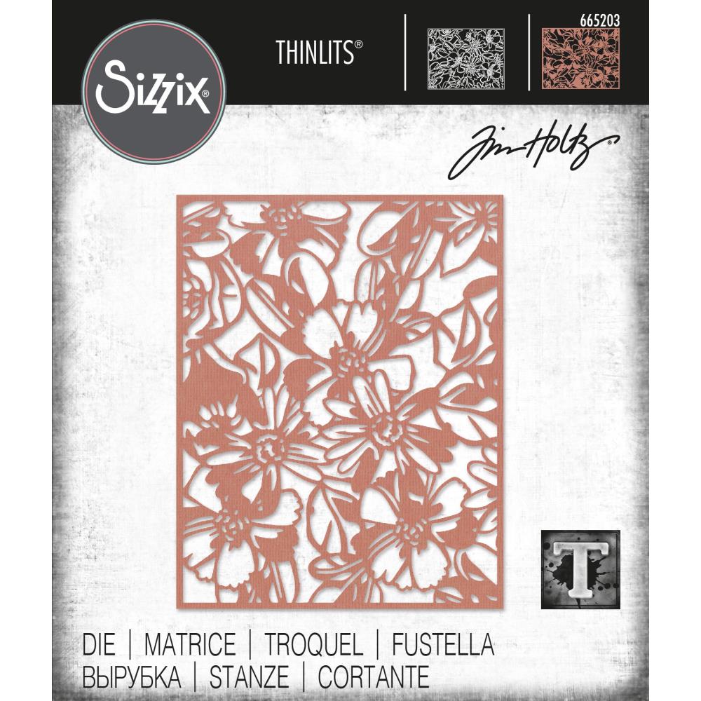 Sizzix Thinlits Dies By Tim Holtz - Flowery