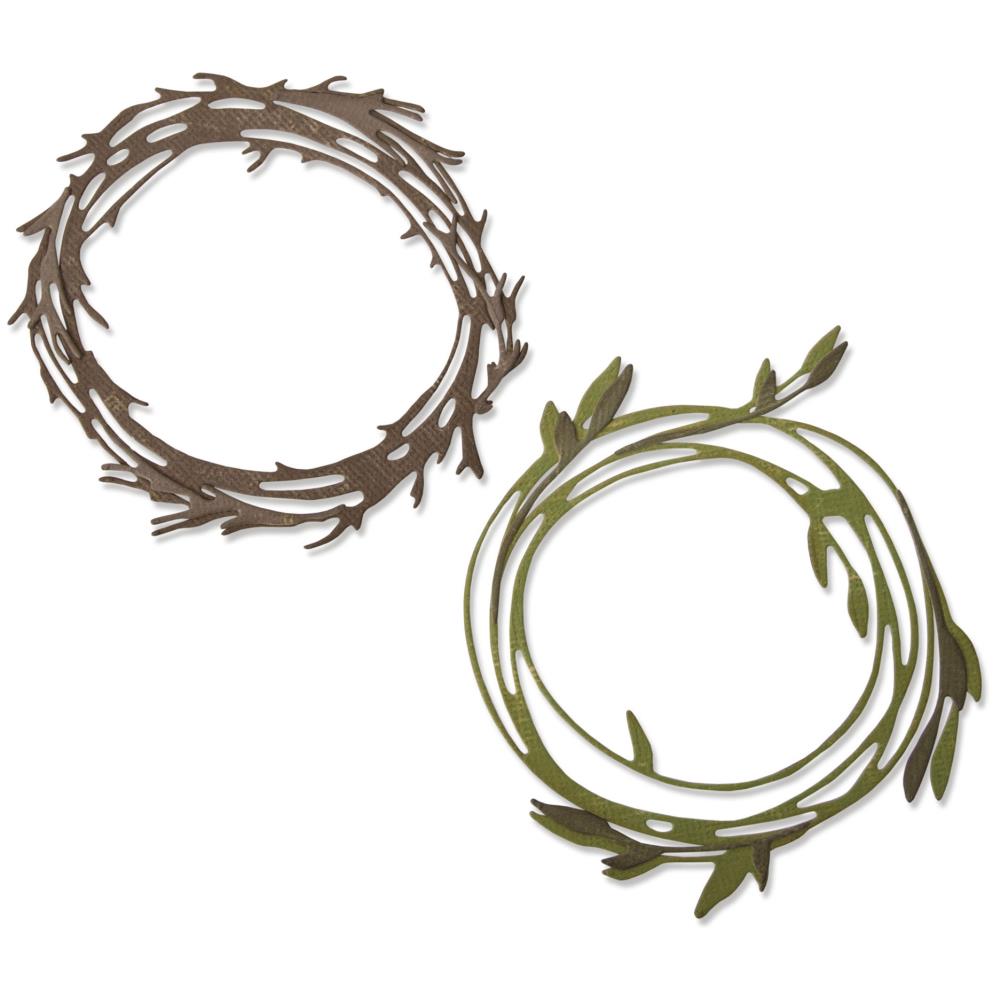 Sizzix Thinlits Dies By Tim Holtz - Funky Wreath