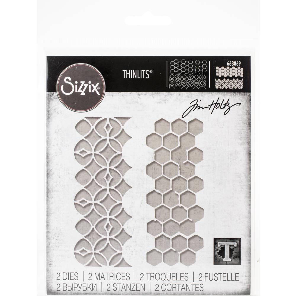 Sizzix Thinlits Dies By Tim Holtz - Pattern Repeat