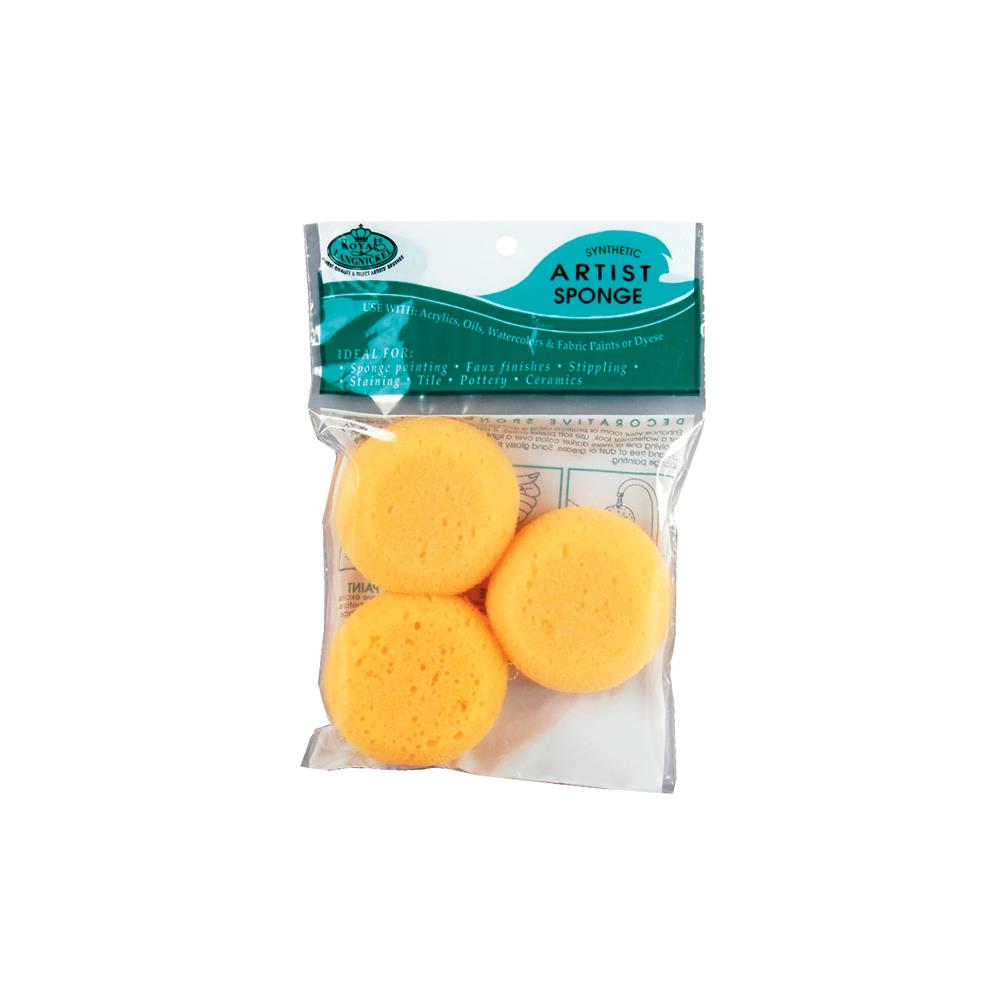 Synthetic Artist Sponges 3/Pkg