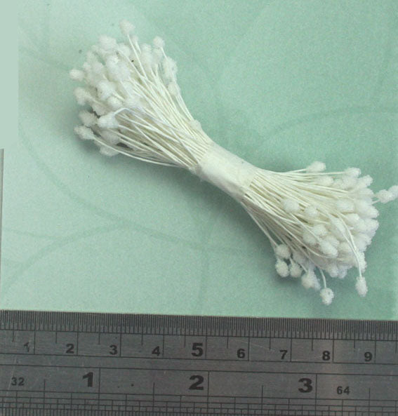 Stamen 60mm White Flocked