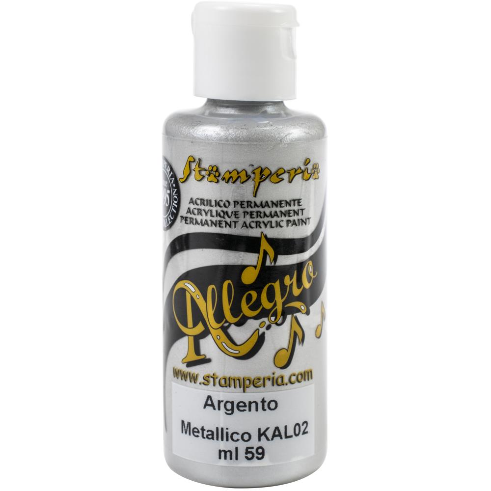 Stamperia Allegro Paint - Silver
