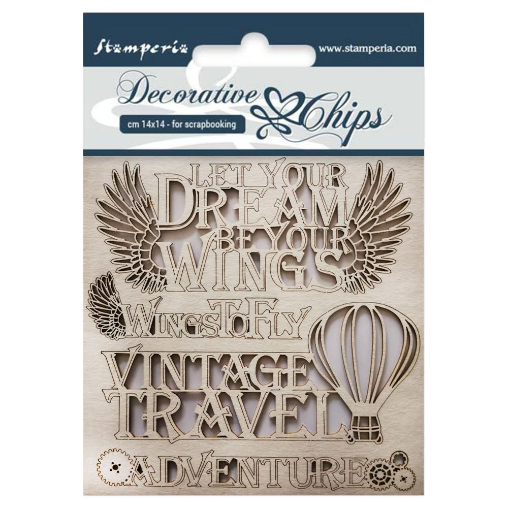 Stamperia Decorative Chips - Adventure