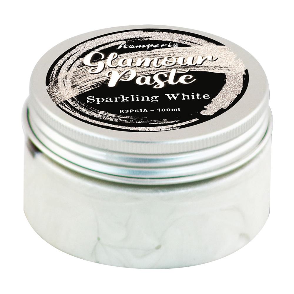 Stamperia Glamour Paste - Sparkling White