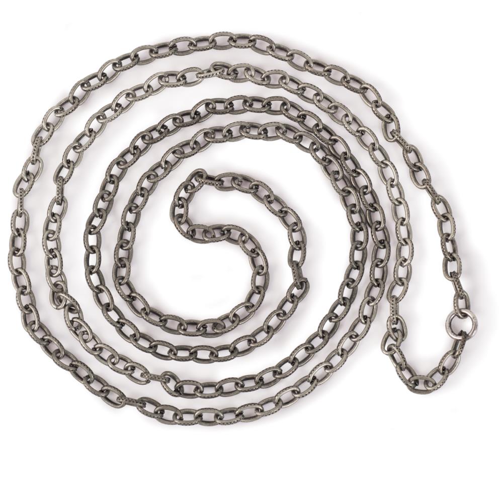 Steampunk Metal Chain - Antique Silver Style A
