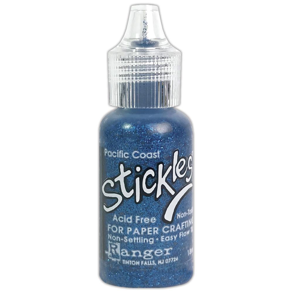 Ranger Stickles glitter glue in a clear squeeze bottle with a precision applicator tip