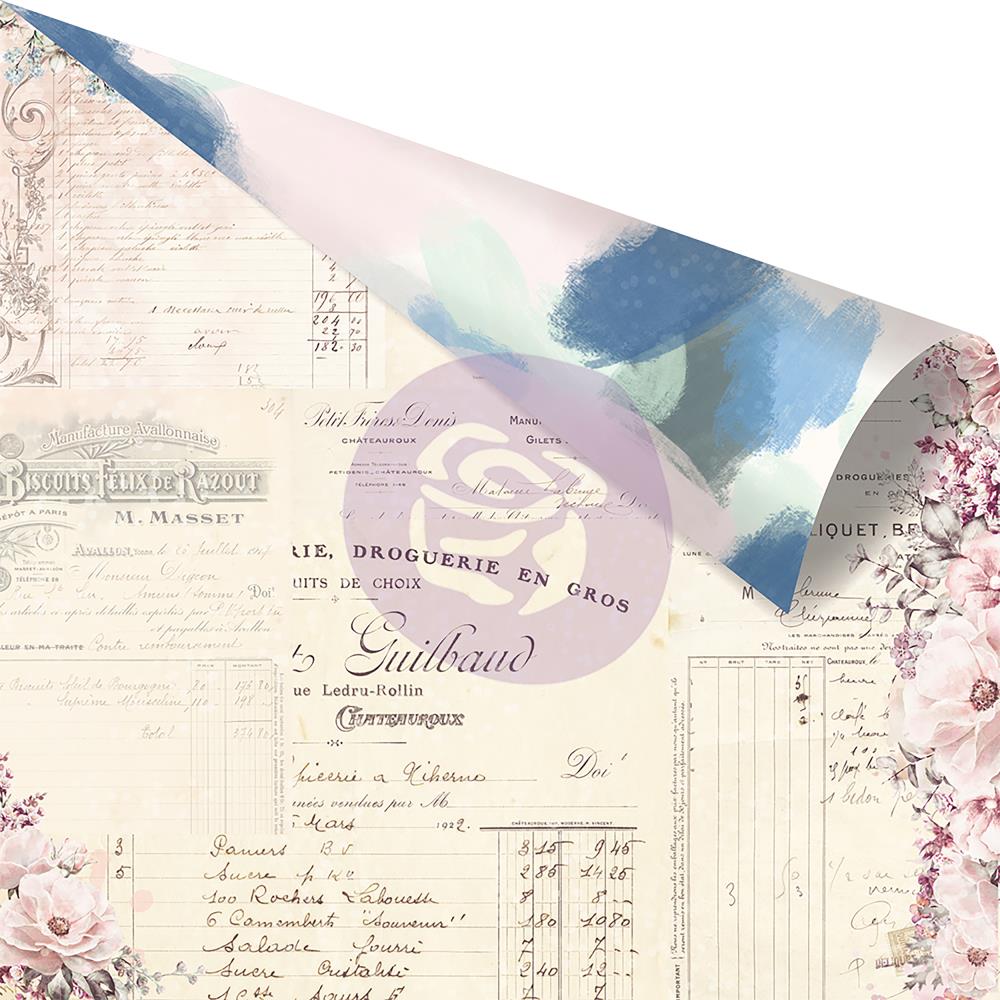 Santorini Aqua Foiled Double-Sided Cardstock- Summer Loving