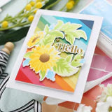 Pinkfresh Studio Stencils - Sunflowers Layering