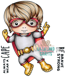 La La Land- Super Hero Luka Rubber Stamp