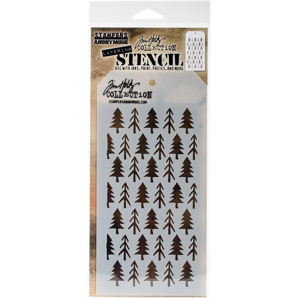 Tim Holtz - Layering Stencil - Pines