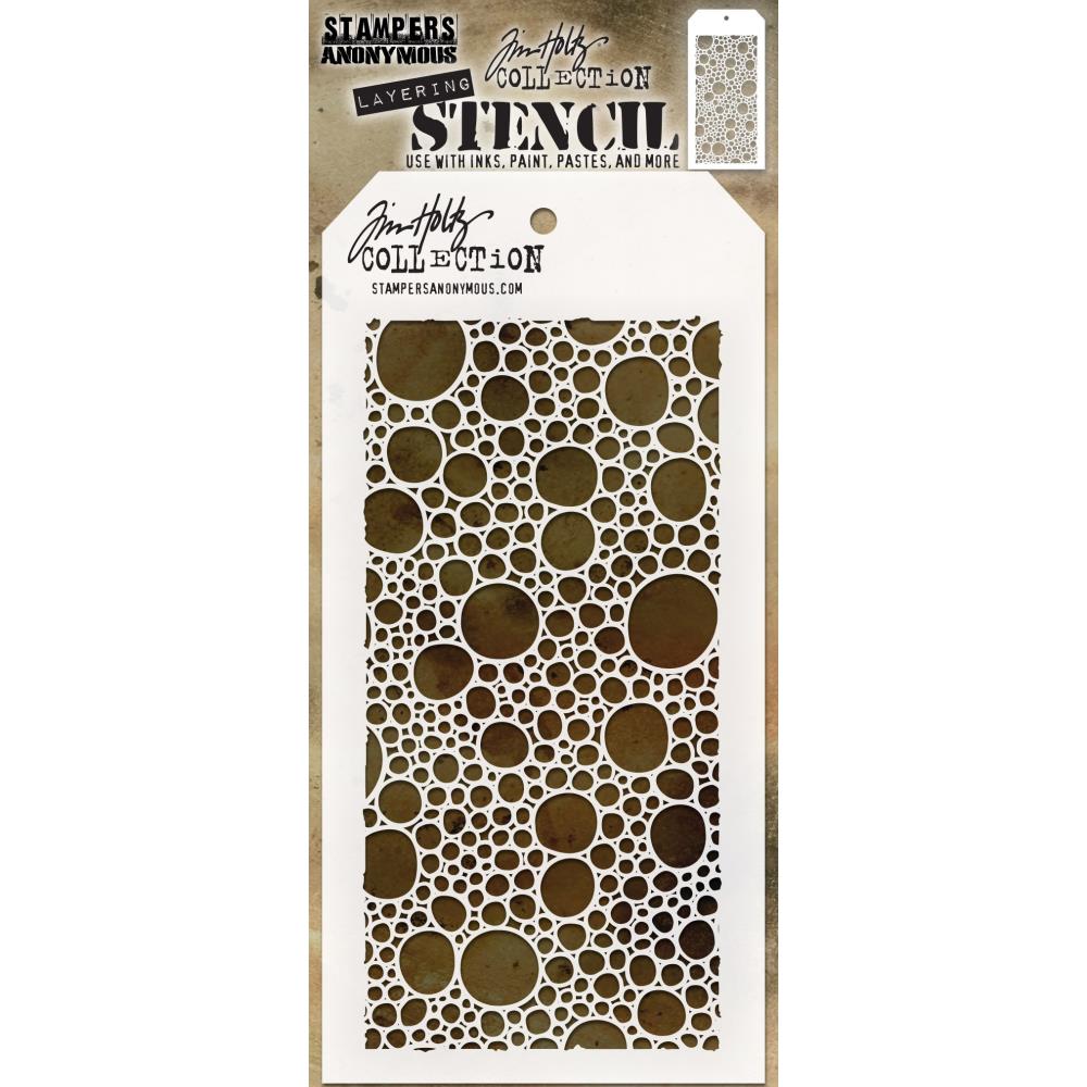 Tim Holtz - Layering Stencil - Bubbles
