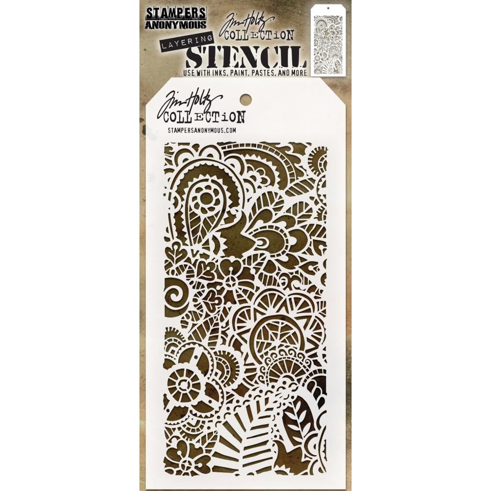 Tim Holtz - Layering Stencil - Doodle Art 2