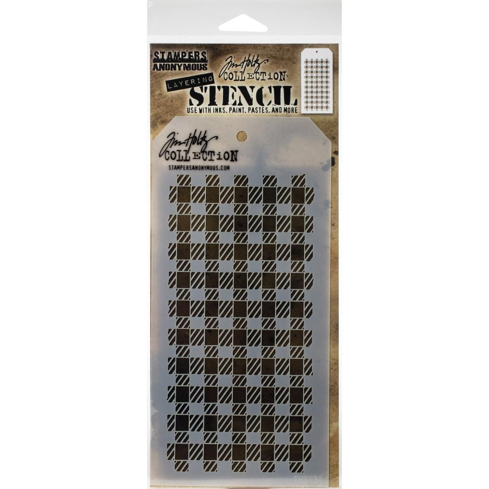 Tim Holtz - Layering Stencil - Gingham