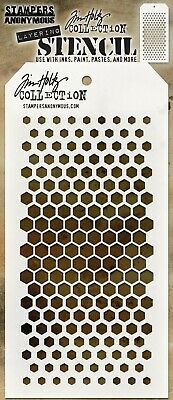 Tim Holtz - Layering Stencil - Gradient Hex