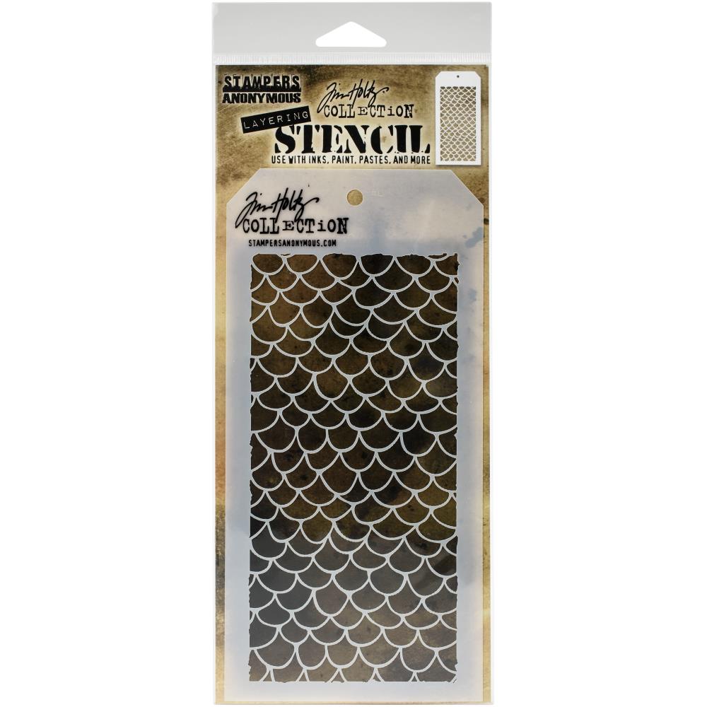 Tim Holtz - Layering Stencil - Scales