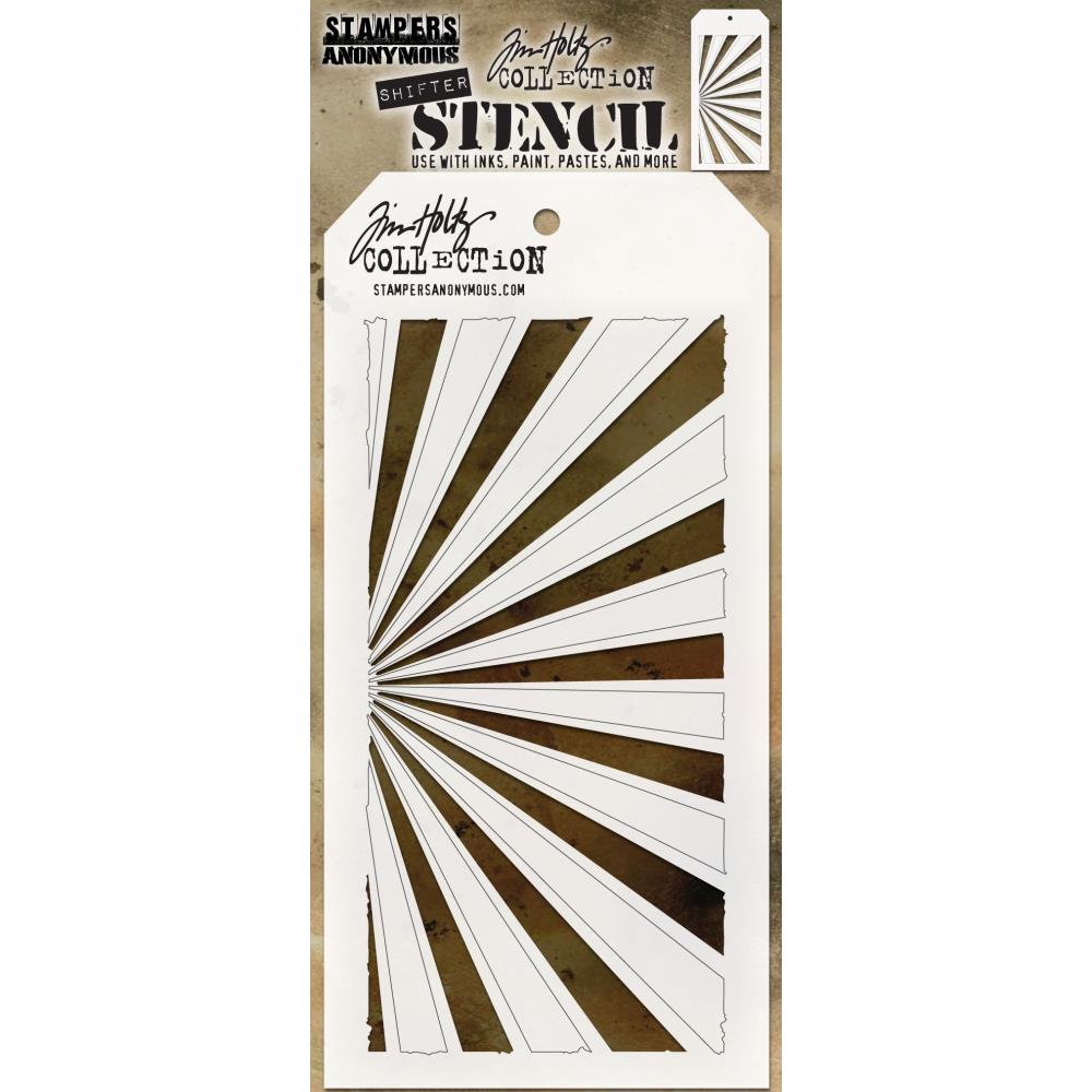 Tim Holtz - Layering Stencil - Shifter Rays