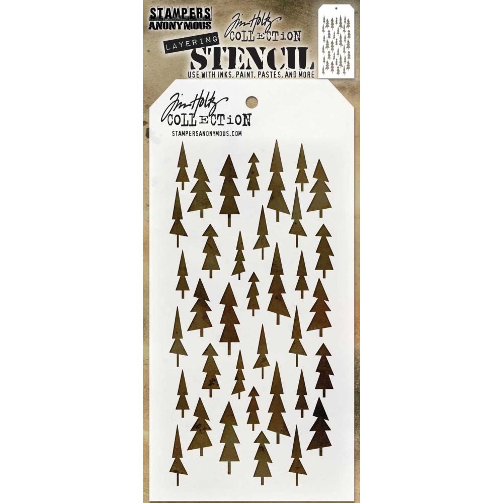 Tim Holtz - Layering Stencil - Tree Lot