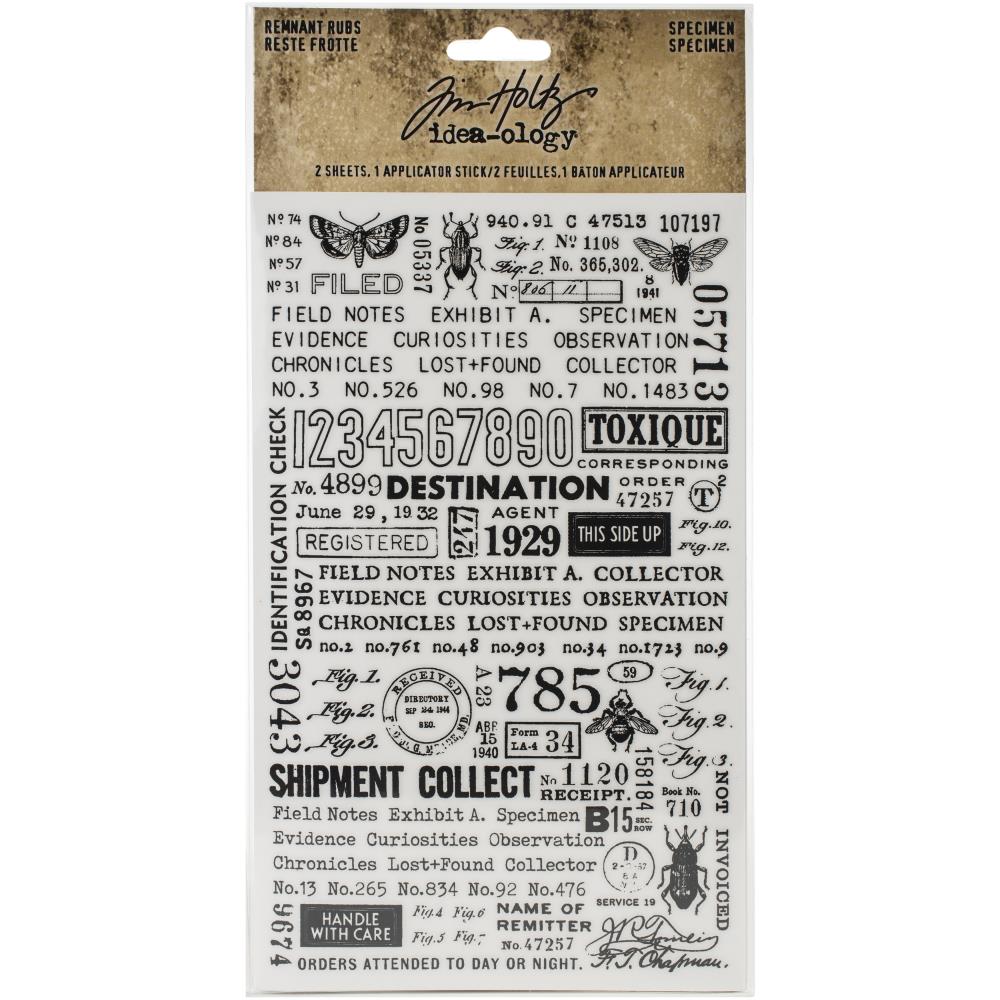 Tim Holtz Idea-ology - Remnant Rubs - Specimen