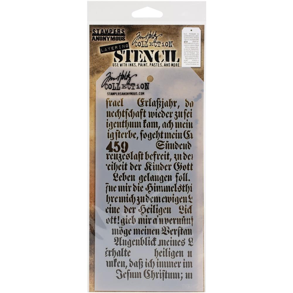 Tim Holtz Layered Stencil - Script