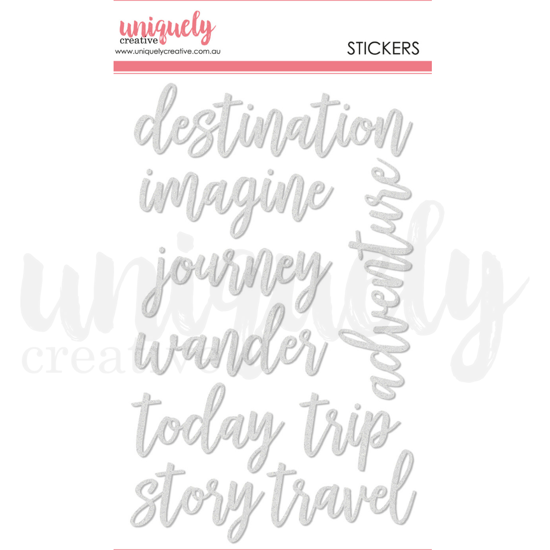 Uniquely Creative - Title Stickers - ADVENTURE